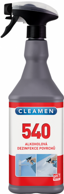 CLEAMEN 540 dezi  bezoplachová dezinfekcia povrchov a pokožky AP 1l_3