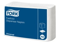 Tork Fastfold biele servítky do zásobníka N2 / Fastfold (Biela) [36 bal. x 300 ks = 10800]