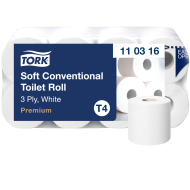 Tork jemný toaletný papier konvenčný kotúč T4 (Biela) [8 ks]_1