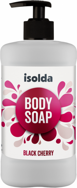 ISOLDA Black cherry body soap 400 ml_1