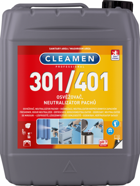 CLEAMEN 301/401 osviežovač - neutralizátor pachov 5 l_2