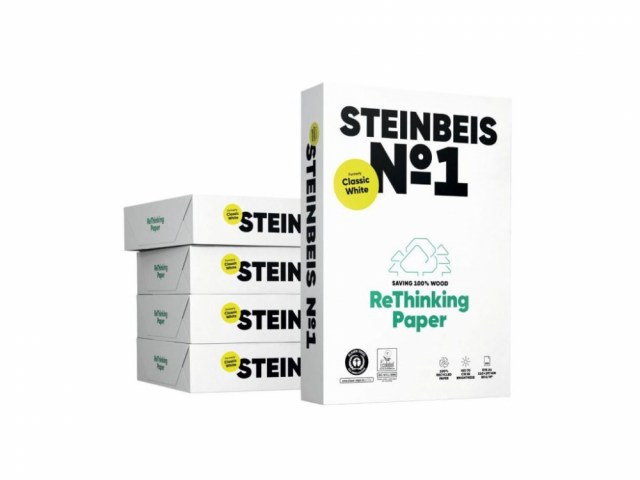 Kopírovací papier Steinbeis, recyklovaný A4, 80g CIE 135_1