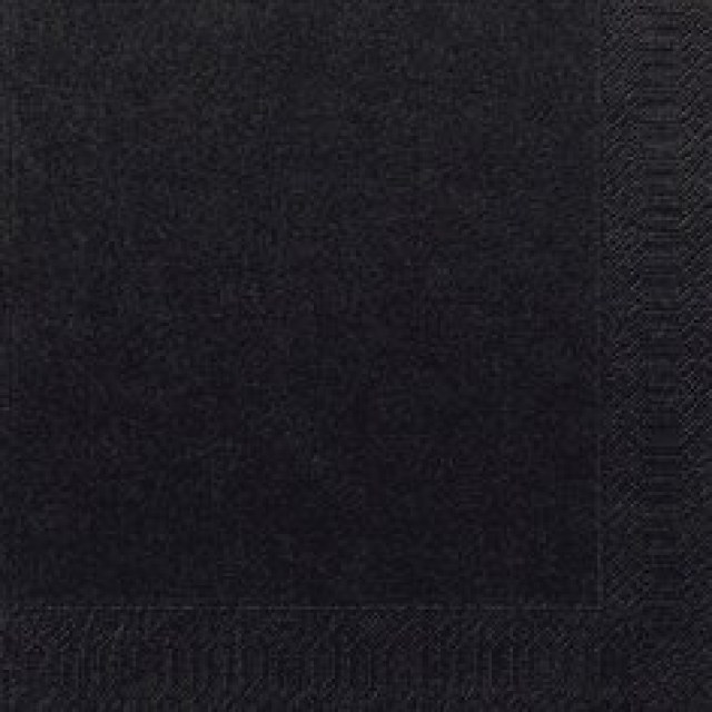 Obrúsky 2-Ply 33Cm Black [125 ks]_1