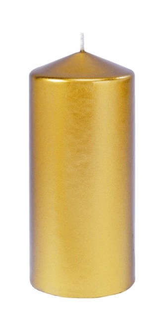 Sviečka Pillar 150X70 Matt Gold [6 ks]_1