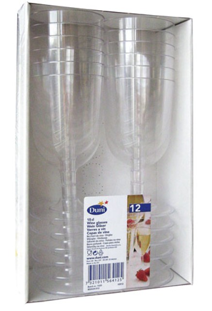 DUNI Pohár Crystal 15 cl priehľadný_2