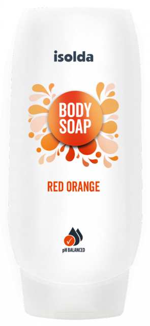 ISOLDA Red orange body soap 550 ml CLICK&GO!_1