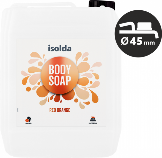 ISOLDA Red orange body soap 5 l - telové mydlo_2