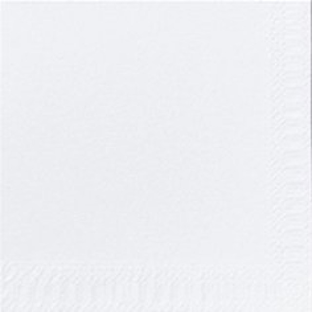 DUNI Servítka 2vrstvové 24 × 24 cm biela [300 ks]_1