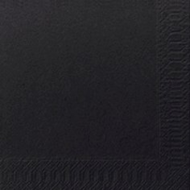 DUNI Servítka 3vrstvové 24 × 24 cm čierna [250 ks]_1