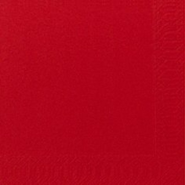 DUNI Servítka 3vrstvové 24 × 24 cm červená [250 ks]_1