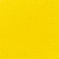 DUNI Servítka 3vrstvové 24 × 24 cm žltá [250 ks]_1