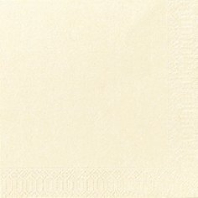 DUNI Servítka 3vrstvové 24 × 24 cm krémová [250 ks]_1