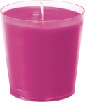 DUNI Sviečka sklo 65 × 65 mm s&s ref. fuchsia [6 ks]_1