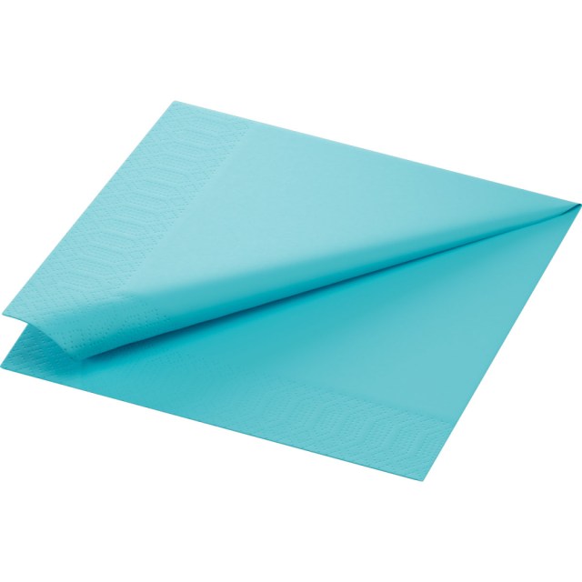 DUNI Servítka 3vrstvové 40 × 40 cm mint modrá [250 ks]_1
