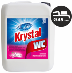 KRYSTAL WC cleaner ružový na nerez a keramiku 5l_1