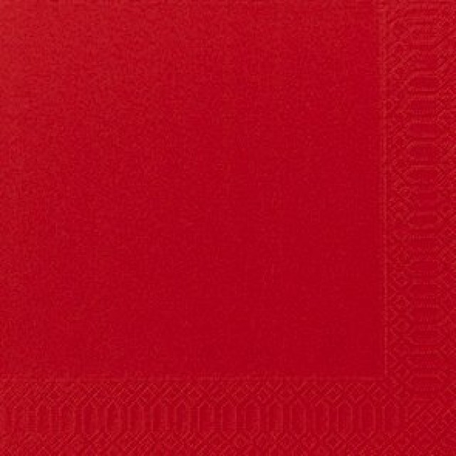 DUNI Servítka 2vrstvové 40 × 40 cm červená [125 ks]_1