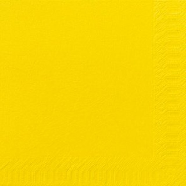 DUNI Servítka 2vrstvové 40 × 40 cm žltá [125 ks]_1