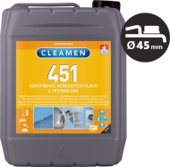 CLEAMEN 451-6KG gelový odvápňovač nerezových plôch a technologií 6kg_1