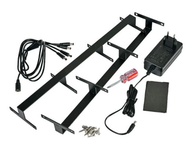 DUNI Led charge stand 430 × 305 mm čierna [1 ks]_1