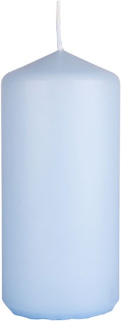DUNI Sviečka kónická sviečka 150 × 70 mm mäkký modrá [1 ks]_1