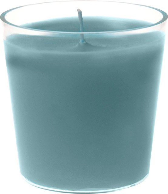 DUNI Sviečka sklo 65 × 65 mm s&s ref. ocean teal [6 ks]_1