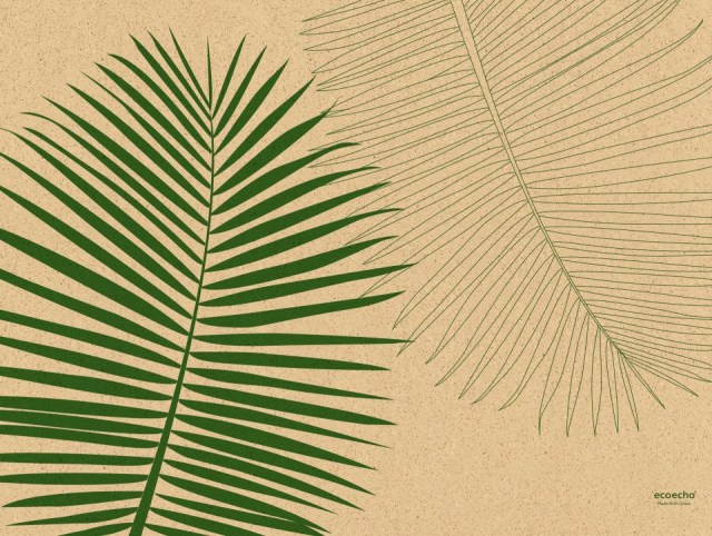Duni prestieranie Leaf - Grass, 30x40 cm [250 ks]_1