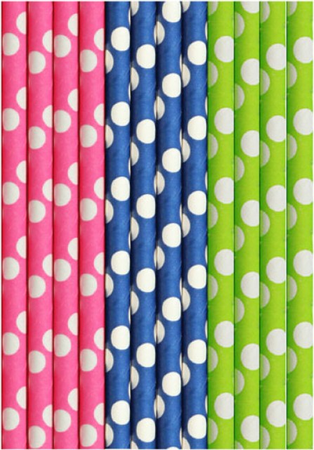 DUNI Slamky papier 15 cm cocktail [25 ks]_1