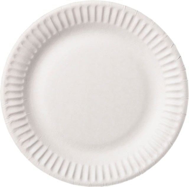 DUNI Uncoated papier plate biela 15 cm [100 ks]_1