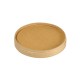 DUNI Okrúhly viečko short kartón/bioplast hnedá 480 ml [25 ks]_1