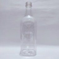 Fľaša na víno PET 1 l Priehľadná, priesvitná / bal. 70ks - Víno-D, Uzáver Krátky 28mm,_2
