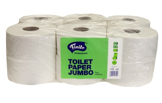 Toaletný papier Jumbo 2-vrstvový - tissue, priemer 19 cm (12 ks)_1