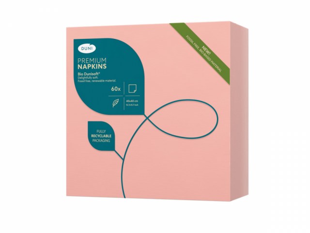 Obrúsky Dunisoft 40 x 40 cm Mellow Rose [60 ks]_2
