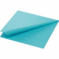 Obrúsky Tissue Duni 33 x 33 cm Mint Blue - 3-vrstvové [50 ks]_1