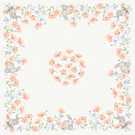 DUNI Naperón bio dc 84 × 84 cm bunny bloom [20 ks]_1