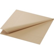 DUNI Servítka 3vrstvové 33 × 33 cm natural hnedá [250 ks]_2