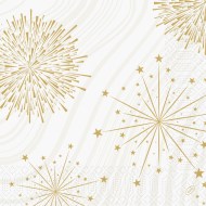 DUNI Obrúsok 40 x 40 cm, 3-vrstvový, Sparkly White [250 ks]_1