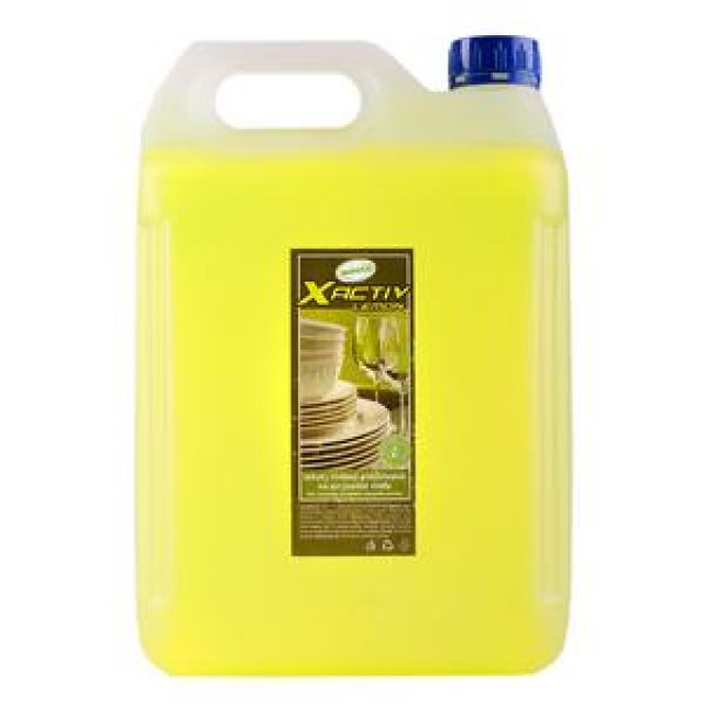 NUCCCO Xactiv - prostriedok na umývanie riadu 5 L - Lemon_1