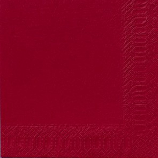 DUNI Servítka 3vrstvové 40 cm bordeaux [125 ks]_1