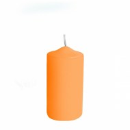 Sviečka valcová O 50 x 100 mm apricot [4 ks] DOPREDAJ_1