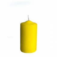 Sviečka valcová O 50 x 100 mm žltá [4 ks] DOPREDAJ_1