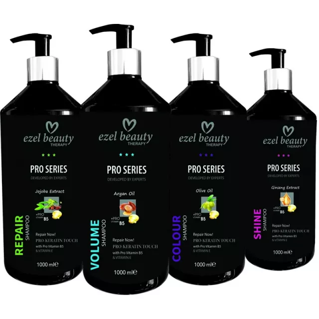 Ezel Beauty Therapy, šampón s pumpičkou - farbené vlasy, Olivový olej, 1000 ml_1