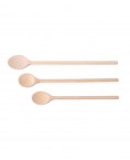 Drevená lyžica – súprava 3 veľkostí, HENDI, 3 ks, (L)475mm_1