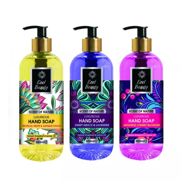 Ezel Beauty Luxurious, tekuté mydlo s pumpičkou - Garden Eucalyptus, Green, 500 ml_1