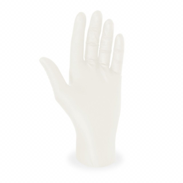 Rukavice latexové biele, nepúdrované (veľkosť XS) [100 ks]_1