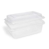 Miska (rPET) s viečkom hranatá priehľadná 1500 + 450 ml [50 ks]_1