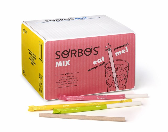 Jedlé sladké slamky Sorbos, samostatne balené - mix príchutí [200 ks]_3