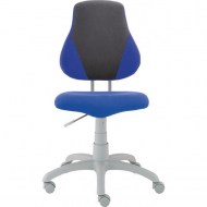 Detská rastúca stolička FUXO S-LINE modro/sivá (Suedine)_1