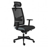 Kancelárska stolička GAME VIP SYN čierno/sivá (B8033) + PDH 3D + podrúčky P44_1