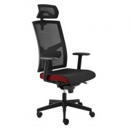 Kancelárska stolička GAME VIP SYN čierno/červená (B8033) + PDH 3D + podrúčky P44_1
