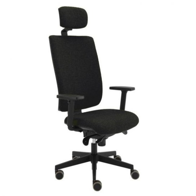 Kancelárska stolička Kent Boss, E-SY, čierna_1